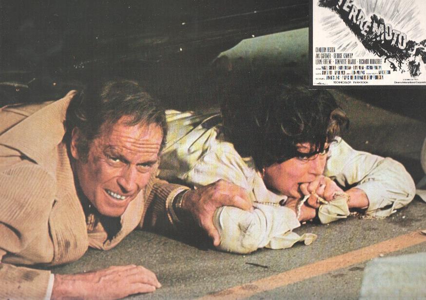 Caratula de cine: TERREMOTO / Earthquake , (numerado 06 en trasera)