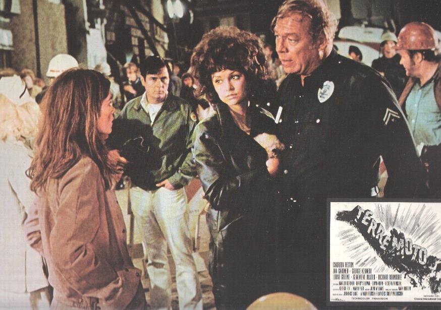 Caratula de cine: TERREMOTO / Earthquake , (numerado 07 en trasera)