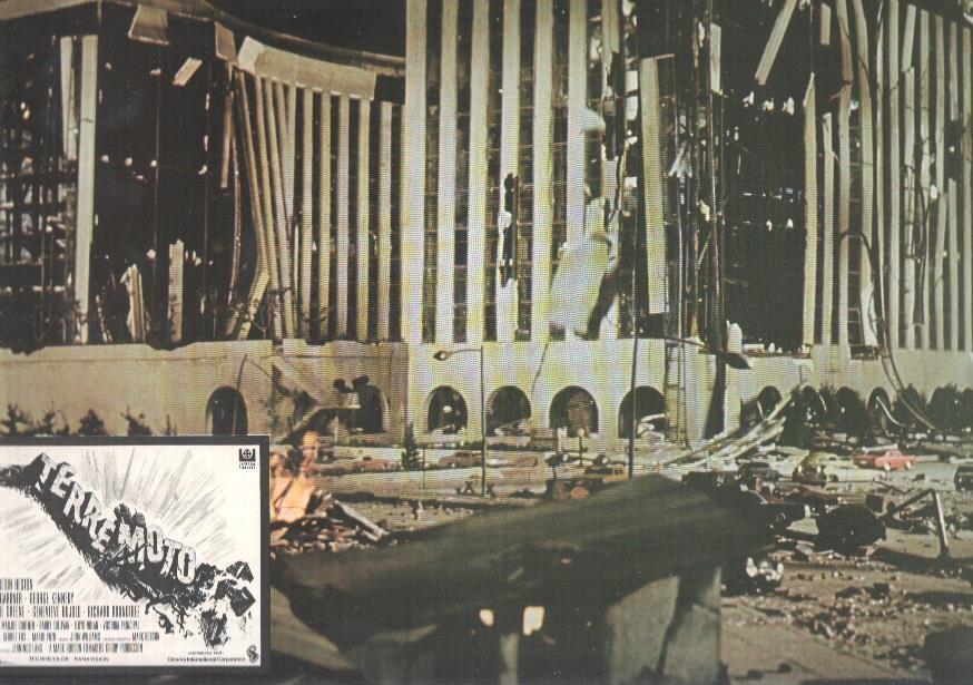 Caratula de cine: TERREMOTO / Earthquake , (numerado 08 en trasera)