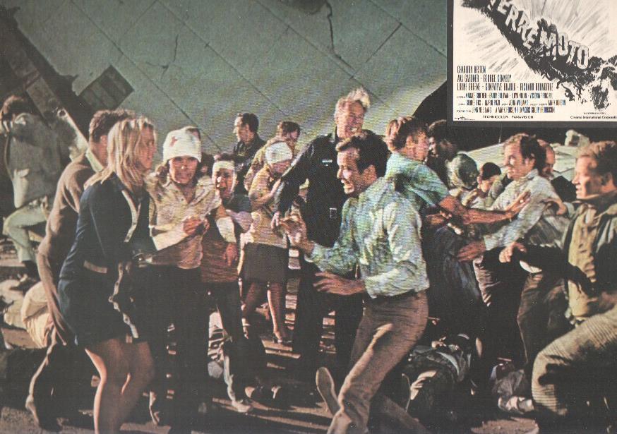 Caratula de cine: TERREMOTO / Earthquake , (numerado 12 en trasera)