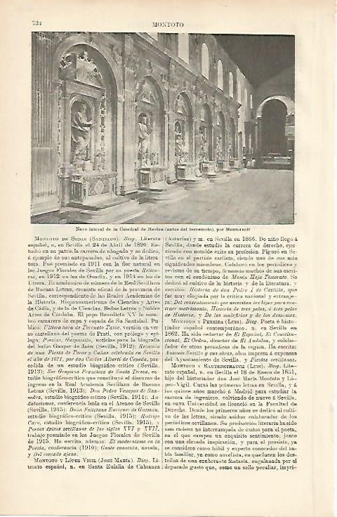 LAMINA ESPASA 8686: Catedral de Mesina (antes del terremoto). Italia