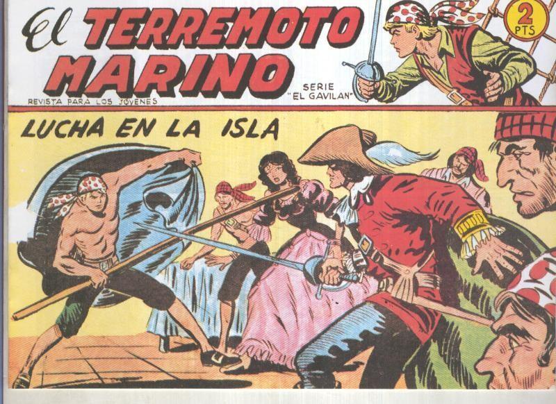 Facsimil: El Terremoto Marino numero 31: Lucha en la isla