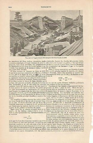 LAMINA ESPASA 2784: Calle de Nagoya despues del terremoto de 1891