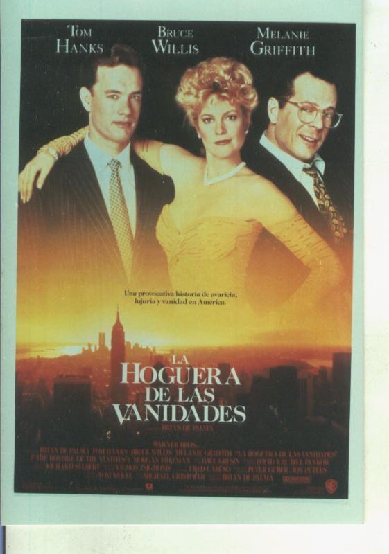 Foto cine 072: La hoguera de las vanidades (Tom Hanks-Bruce Willis)