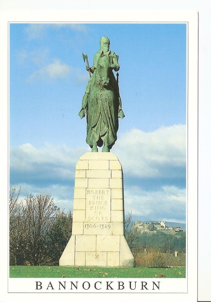 Postal 043938 : Robert the Bruce Bannockburn towards Stirling Castle