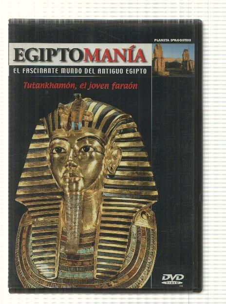 DVD Video: Egiptomania. Tutankhamon el joven faraon. Discovery Planeta DeAgostini