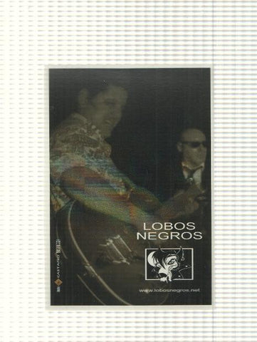 Postal: Lobos Negros en un concierto