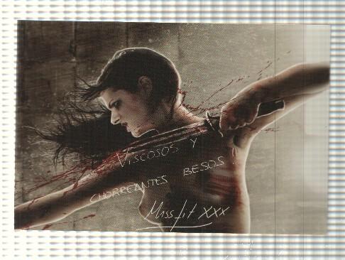 Postal: Viscosos y chorreantes besos Missfit XXX