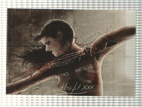 Postal: Viscosos y chorreantes besos Missfit XXX