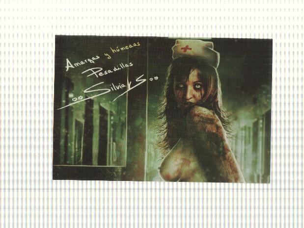 Postal enfermera zombi: Amargas y humedas pesadillas - Silvia 