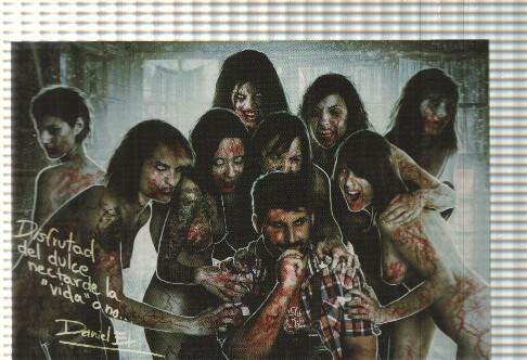 Postal mujeres zombi: Disfrutad del dulce nectar de la vida o no - Daniel