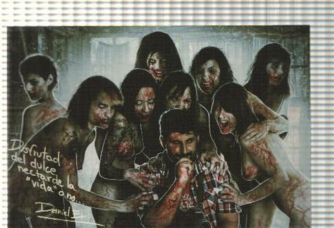 Postal mujeres zombi: Disfrutad del dulce nectar de la vida o no - Daniel