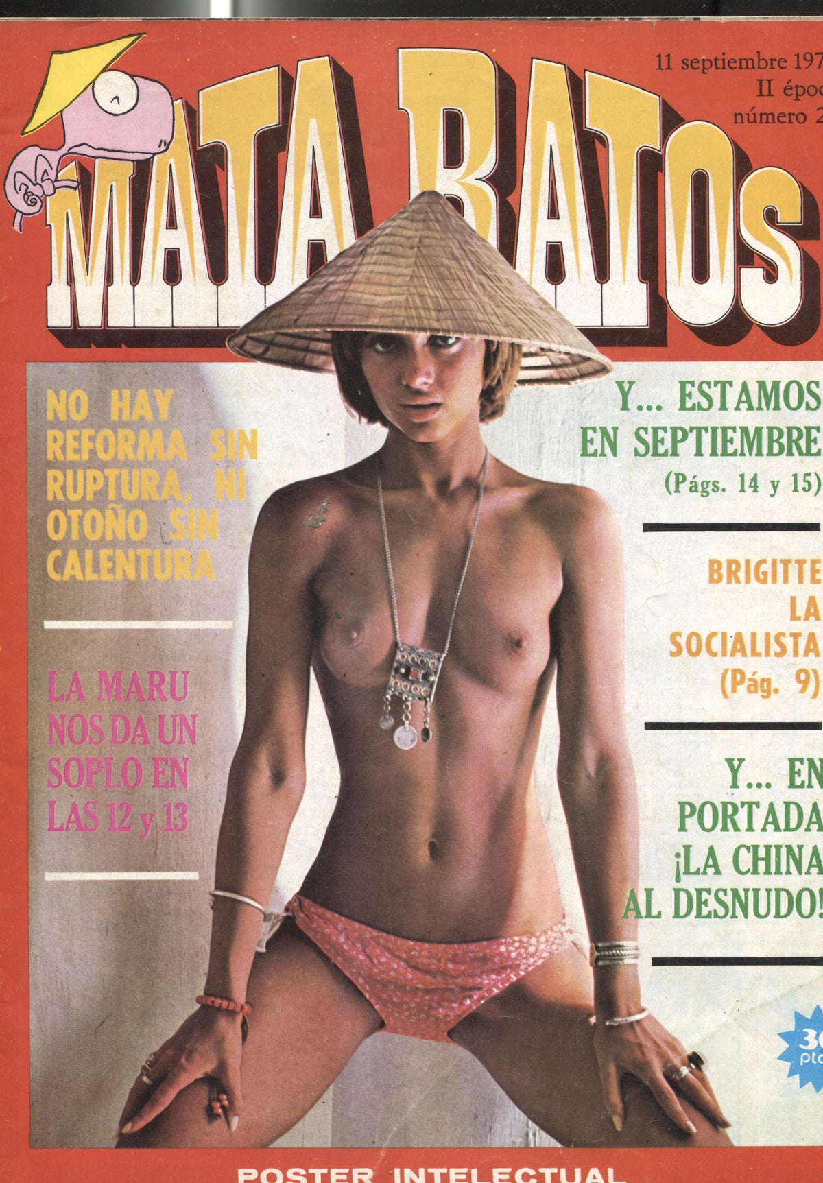 Ibero Mundial: MATA RATOS, II Epoca: numero 22: Brigitte la socialista (11.septiembre.1976)