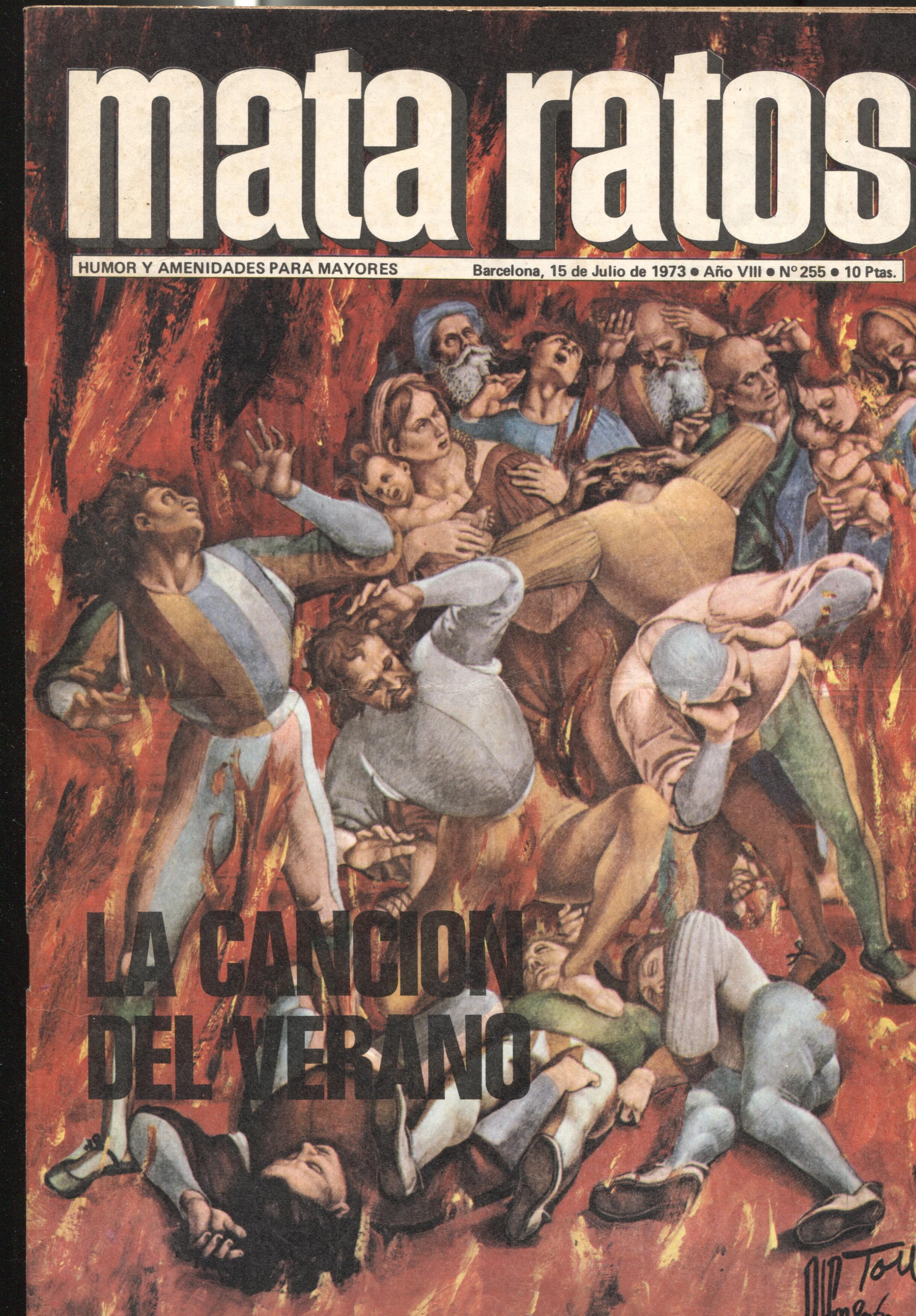 Mata Ratos numero 255: 15.07.1973) la cancion del verano : episodio de Vampirella
