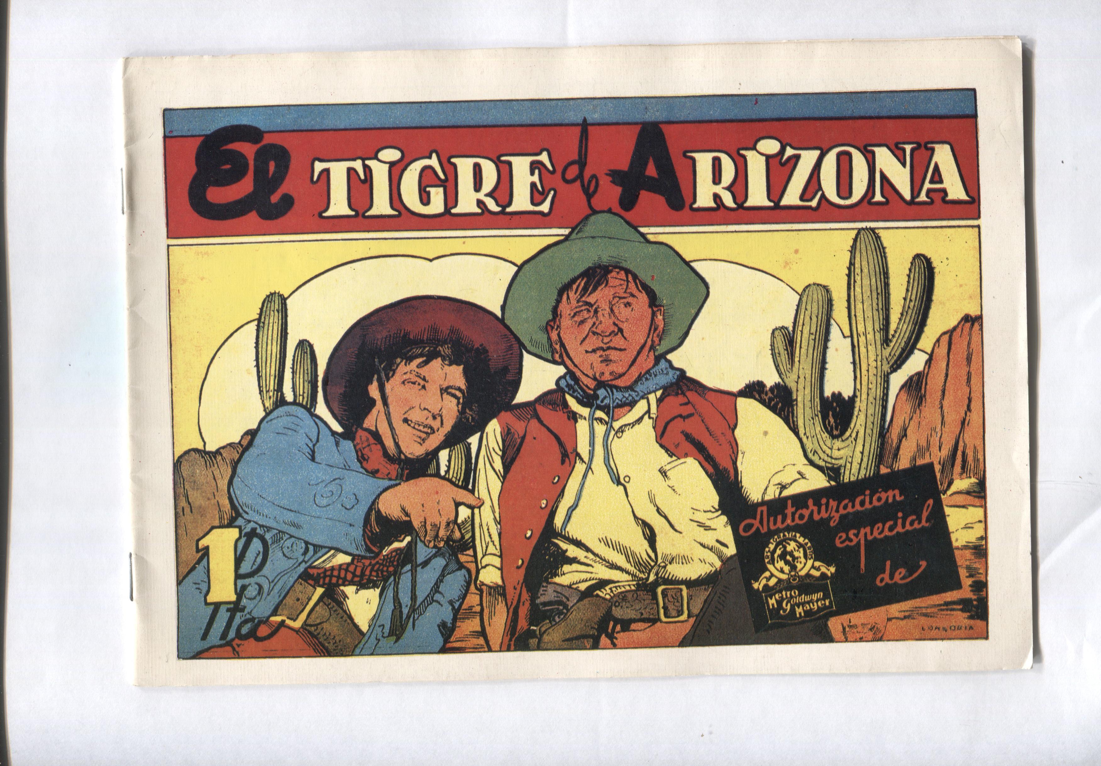 Facsimil: El tigre de Arizona (dibujos de Longoria)