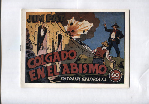 Facsimil: Jim Pat: Colgado en el abismo  (dibujos de Tinez)