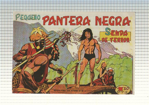 Facsimil: Pequeño Pantera Negra, numero 126: Senda de terror