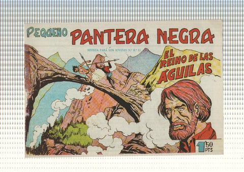 Facsimil: Pequeño Pantera Negra, numero 128: El reino de las aguilas