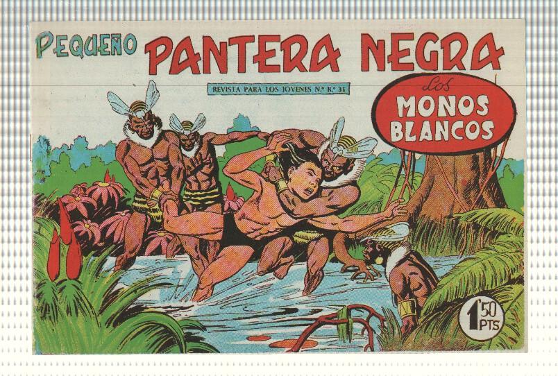 Facsimil: Pequeño Pantera Negra, numero 131: Los monos blancos