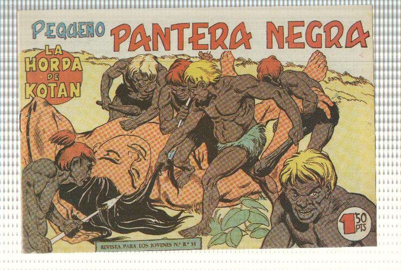 Facsimil: Pequeño Pantera Negra, numero 134: La horda de Kotan