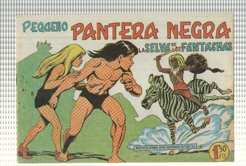 Facsimil: Pequeño Pantera Negra, numero 136: La selva de los fantasmas
