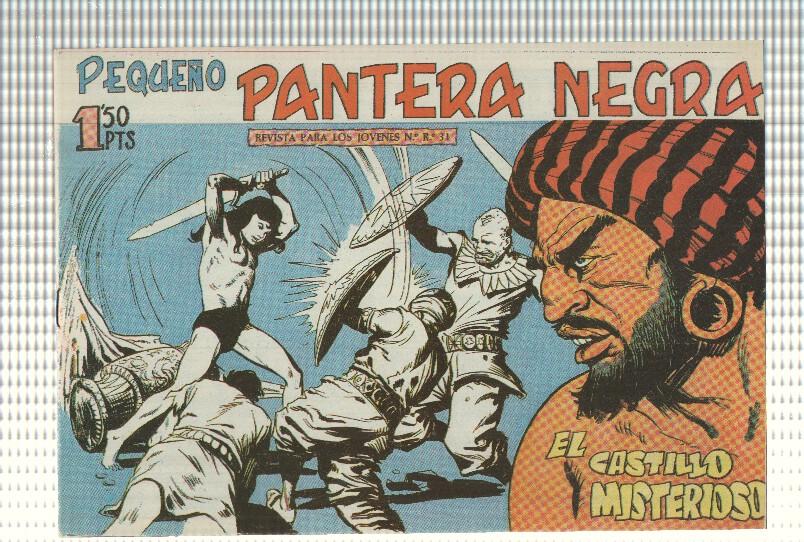 Facsimil: Pequeño Pantera Negra, numero 137: El castillo misterioso