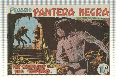 Facsimil: Pequeño Pantera Negra, numero 138: Los guardianes del tesoro