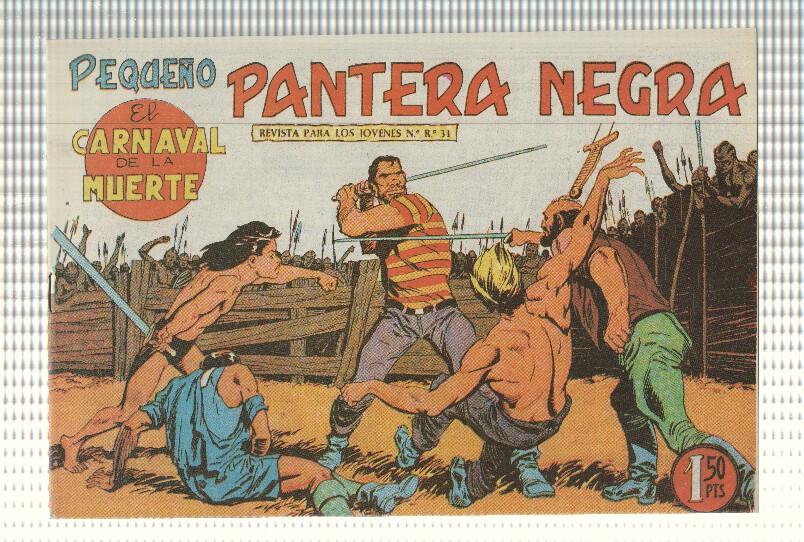 Facsimil: Pequeño Pantera Negra, numero 140: El carnaval de la muerte