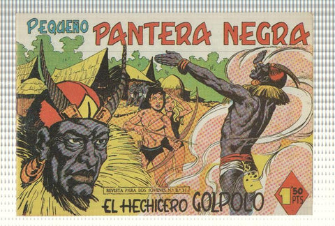 Facsimil: Pequeño Pantera Negra, numero 143: El hechicero Golpolo