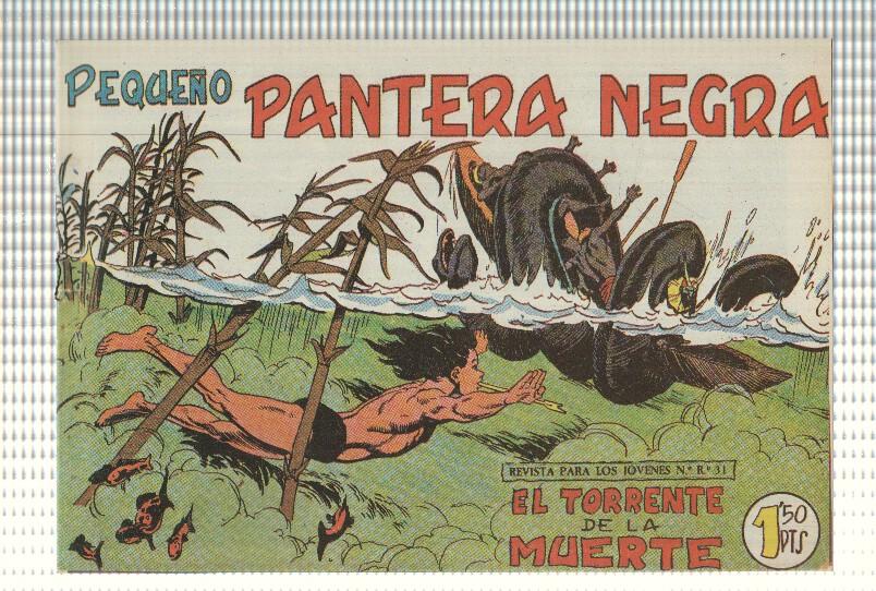 Facsimil: Pequeño Pantera Negra, numero 144: El torrente de la muerte