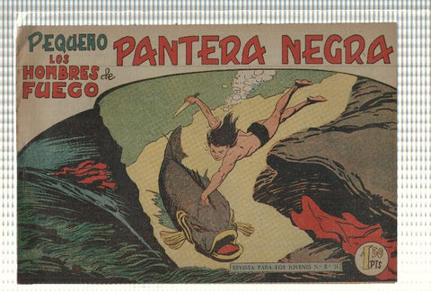 Original Maga: Pequeño Pantera Negra, numero 155: Los hombres de fuego