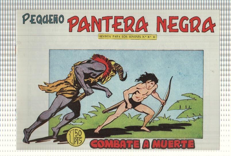 Facsimil: Pequeño Pantera Negra, numero 182: Combate a muerte