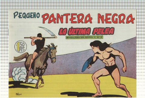 Facsimil: Pequeño Pantera Negra, numero 185: La ultima pelea
