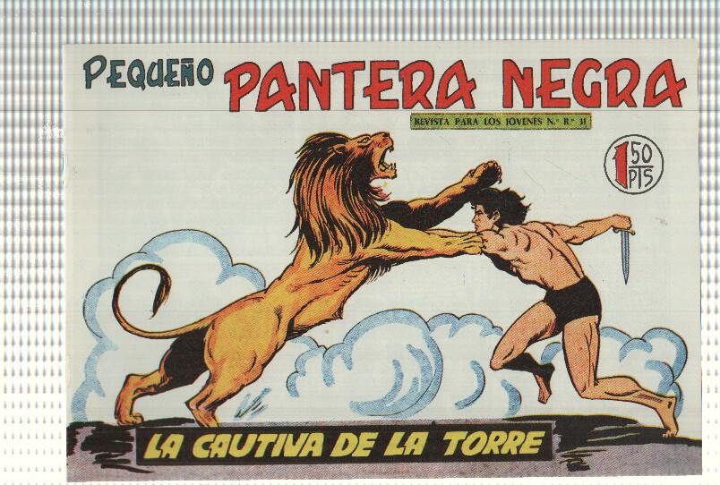 Facsimil: Pequeño Pantera Negra, numero 187: La cautiva de la torre