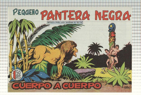 Facsimil: Pequeño Pantera Negra, numero 190: cuerpo a cuerpo