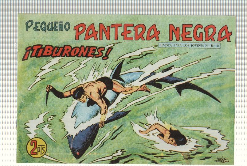 Facsimil: Pequeño Pantera Negra, numero 208: Tiburones