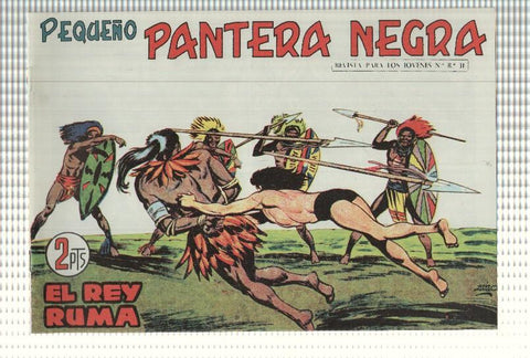Facsimil: Pequeño Pantera Negra, numero 210: El rey ruma