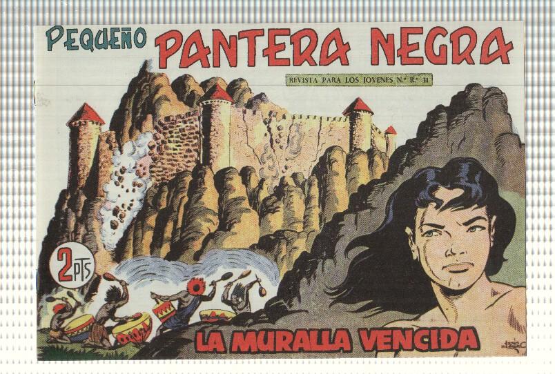 Facsimil: Pequeño Pantera Negra, numero 214: La muralla vencida