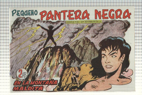 Facsimil: Pequeño Pantera Negra, numero 217: en la montaña maldita