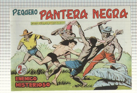 Facsimil: Pequeño Pantera Negra, numero 218: enemigo misterioso