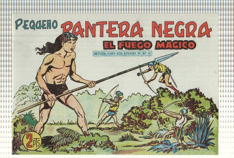 Facsimil: Pequeño Pantera Negra, numero 220: el fuego magico