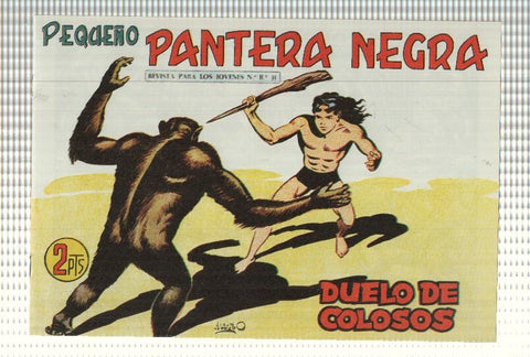 Facsimil: Pequeño Pantera Negra, numero 224: Duelo de colosos