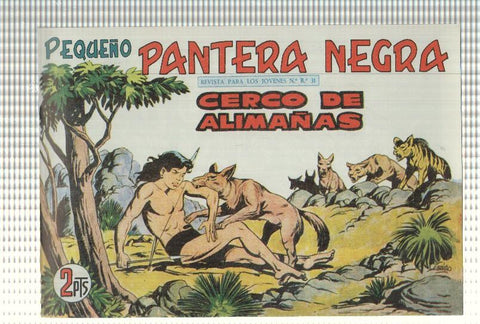 Facsimil: Pequeño Pantera Negra, numero 236: Cerco de alimañas