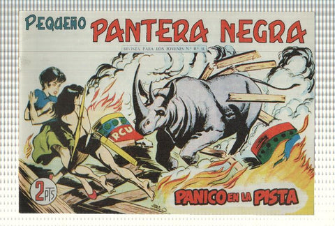 Facsimil: Pequeño Pantera Negra, numero 239: Panico en la pista