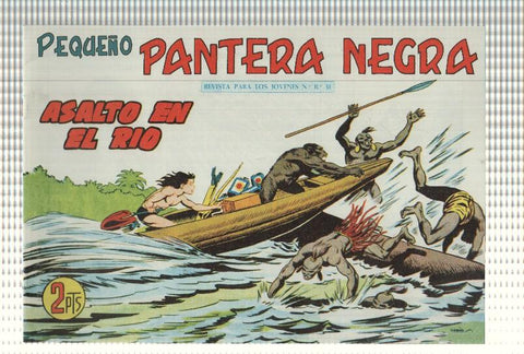 Facsimil: Pequeño Pantera Negra, numero 240: Asalto en el rio