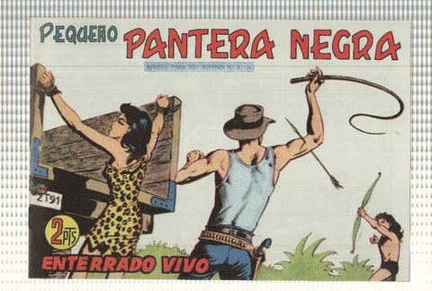 Facsimil: Pequeño Pantera Negra, numero 251: Enterrado vivo