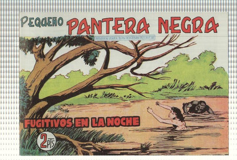 Facsimil: Pequeño Pantera Negra, numero 252: Fugitivos en la noche