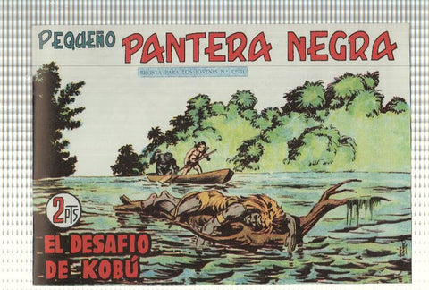 Facsimil: Pequeño Pantera Negra, numero 253: El desafio de Kobu