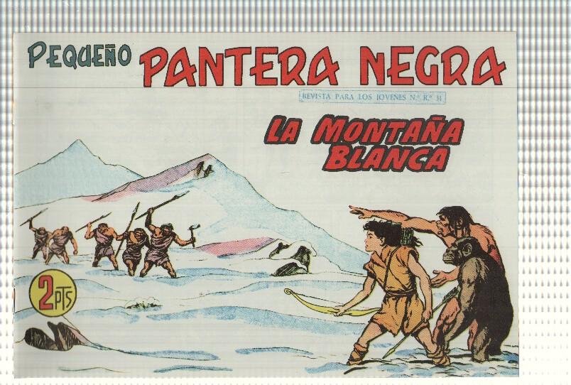 Facsimil: Pequeño Pantera Negra, numero 258: La montaña blanca