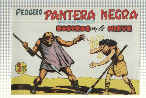 Facsimil: Pequeño Pantera Negra, numero 259: Rastros en la nieve